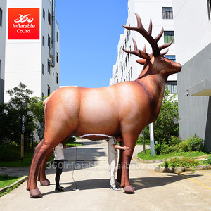 Anpassbare aufblasbare 360-Grad-Werbefigur Custom Elk Animal Cartoon für Marketing & Promotions - Product Image 1