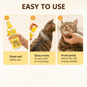 Spray Hipoalergénico para el Cuidado de Mascotas, Limpiador de Pelaje, Eliminador de Alergénicos de Acción Rápida y Larga Duración, Reduce la Caspa de Gato - Product Image 5