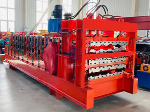 Máquina formadora de rollos automática de tres capas con motor Máquina formadora de prensa de azulejos de triple rodillo - Product Image 6