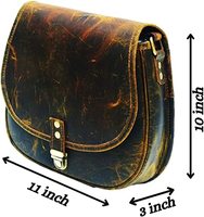 Sac bandoulière vintage en cuir végétalien pour femme, sacoche de taille moyenne avec sangle réglable, style mode