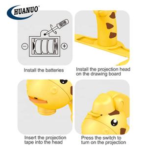 Niños <span class=keywords><strong>Adn</strong></span> niñas juguetes educativos ciervos tablero de <span class=keywords><strong>dibujo</strong></span> pintura arte proyector Mesa chico pintura - Product Image 5