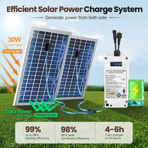 Ventilateur de plafond solaire moderne <span class=keywords><strong>Kaiten</strong></span> 52 pouces, 3 vitesses, lumière extérieure, batterie silencieuse, plastique réglable et patios de gazebo KP-WSCFL52 - Product Image 3