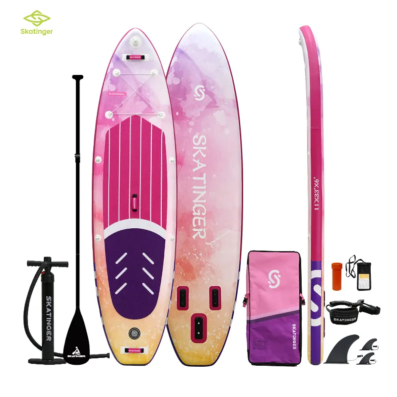 Skatinger sup board drop stitch jeunesse stand up standup paddleboarding planche de surf gonflable