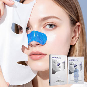 MERCILEN Mascarilla facial Colágeno Ácido hialurónico Natural Orgánico Hidratante Reparación antienvejecimiento Cuidado facial Blanqueamiento Mascarilla facial - Product Image 4