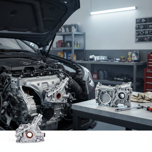 ปั๊มน้ำมันเครื่องอะลูมิเนียม LU 21310-38062 สำหรับรถยนต์ SONATA FE 2.4 2400cc ปี 2004 ขึ้นไป ผ่านการทดสอบ 100% รับประกัน 12 เดือน - Product Image 3