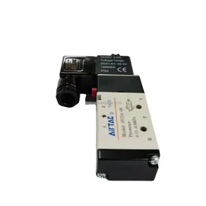 Nhà máy cung cấp CNC bộ phận máy tiện AirTAC 5/2way 4v210-08 24V 220V điều khiển không khí khí nén Van điện từ van