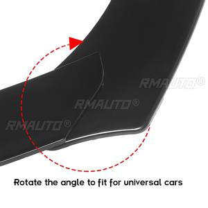 4 piezas de alerón divisor universal de ABS para parachoques delantero de coche, kit de carrocería, para Ford Mustang GT - Product Image 4
