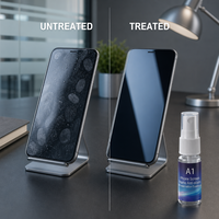 Protecteur d'écran liquide de qualité industrielle A1, nano micro-silice, essence céramique invisible modifiée anti-rayures, Guangdong
