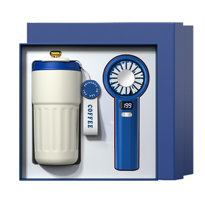 Ventilatori Portatili Ricaricabili con Display Temperatura, Tazza Termica, Set Regalo Promozionale per Agenzie Immobiliari, Uomini e Donne, Lavoratori d'<span class=keywords><strong>Ufficio</strong></span>, Seta - Product Image 1