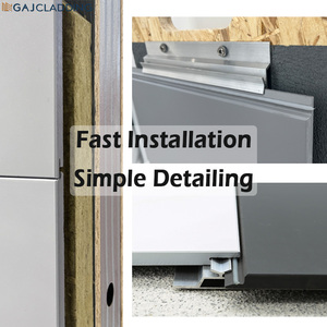 แผ่นผนังภายนอกอาคารสาธารณะแบบ 3 มิติ ลายเส้นร่อง พร้อมเส้นเงา ผลิตจากไฟเบอร์ซีเมนต์เคลือบสีสำเร็จรูป - Product Image 5