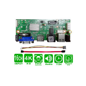 Placa de grabadora de vídeo Digital Xmeye 4K 16Ch Mstar Ssr621Q Cpu Nvr 16 canales Audio de dos vías <span class=keywords><strong>P2P</strong></span> On-vif Cctv protección de seguridad - Product Image 2