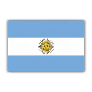 아르헨티나 국기 고품질 도매 저렴한 사용자 정의 2022 국가 축구 팀 바디 문신 스티커