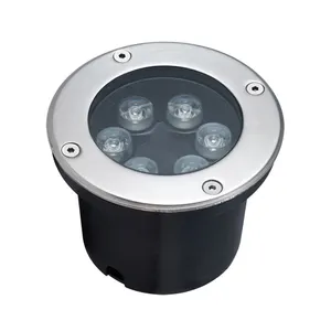 Atacado IP65 Luz Subterrânea Impermeável Para Driveway Paisagem Caminho Jardim Projeto Redondo Underground Enterrado Luz LED