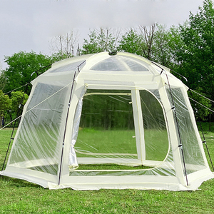 360 grados panorámico transparente estrellado tienda de campaña invierno cálido a prueba de viento impermeable portátil cuatro estaciones tienda al aire libre - Product Image 1