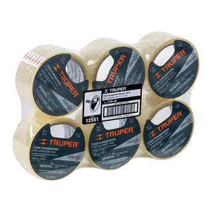 Cinta de embalaje BOX 12, 48 mm x 40 m, transparente, TRUPER - Product Image 2