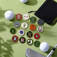 Marqueur de balle de golf décoratif vintage PRIMUS GOLF en alliage de zinc émaillé, avec logo personnalisé, pièce de monnaie souvenir, objet de collection