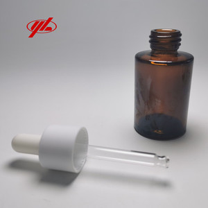 ขวดแก้วทรงแบนขนาด 20 มล., 30 มล., 40 มล. พร้อมหลอดหยด - Product Image 5