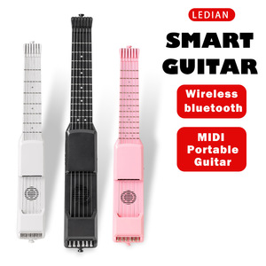 Mini Guitarra Eléctrica Inteligente: Entrenador de Guitarra Digital Portátil de 7/12 Trastes para Principiantes, Herramienta de Práctica Silenciosa para Viajes - Product Image 2