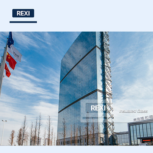 Kiến trúc đôi kính mặt tiền cách nhiệt tường Rèm kính 6 + 12A + 6/8 + 12ar + 8/10 + 16A + 10 mô hình đường cong phẳng rỗng rắn - Product Image 5