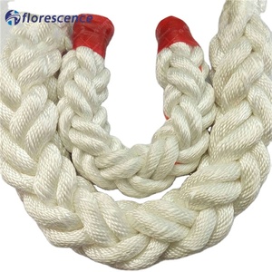 Flexible 80mm Hawser 8 hilos <span class=keywords><strong>de</strong></span> fibra <span class=keywords><strong>de</strong></span> nailon sintético impermeable suministros marinos cuerda <span class=keywords><strong>de</strong></span> <span class=keywords><strong>amarre</strong></span> cordón - Product Image 3