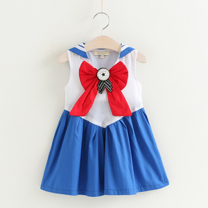 Imágenes de Diseño de Uniformes Escolares Coreanos, Vestido de Verano para Niñas - Product Image 3