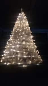 Arbre de Noël floqué de neige artificielle de haute qualité taille personnalisée Led arbres de Noël pré-éclairés avec lumières - Product Image 5