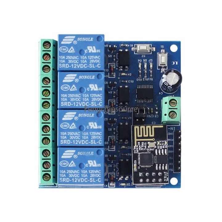 Esp8266 12v Wi-fi Relay Iot Smart Home Mobile App Remote Control Switch ...