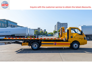 Nouveau camion <span class=keywords><strong>de</strong></span> remorquage diesel Dongfeng 4 tonnes, bleu, avec permis |   Plateforme manuelle <span class=keywords><strong>de</strong></span> 5,3 m à double commande latérale |   pour le <span class=keywords><strong>transport</strong></span> <span class=keywords><strong>de</strong></span> véhicules <span class=keywords><strong>de</strong></span> secours routier - Product Image 6