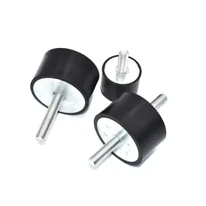 Cilindrische Spoel Rubber Mounts Custom Gebonden Metalen Onderdelen Anti Vibration Mount Rubber Voeten