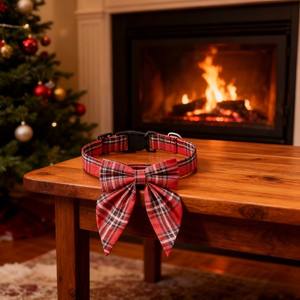 <span class=keywords><strong>Collar</strong></span> Antipérdida para Mascotas con Lazo Creativo de Nuevo Estilo, <span class=keywords><strong>Collar</strong></span> Ajustable Multicolor con Temática Navideña para Perros y Gatos, como Regalo para Dueños de Mascotas - Product Image 2