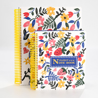 Cuaderno Espiral de Tapa Dura con Diseño de Fresas A5/A4, 100 Hojas de Papel de Alta Calidad, Agenda con Logotipo Personalizado, Diario, Regalo