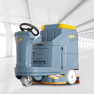 K70 temizlik ekipmanları sürüş ticari akülü kompakt zemin temizleme makinesi