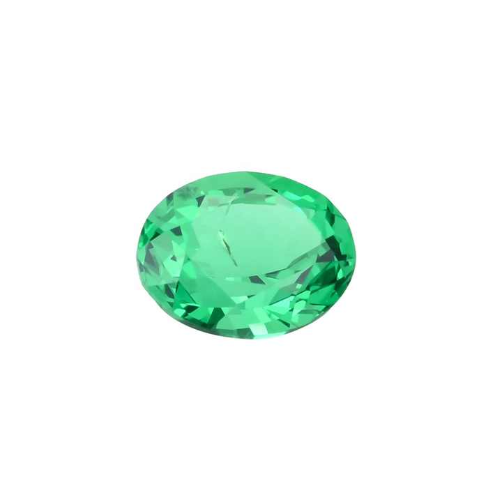 Wholesale Loose Certified Oval Shape Morganite Gemstone Emerald Stones for Jewelry Making Emerald Green Stone