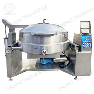 Machine commerciale de robot culinaire de bouilloire de mélange revêtue de vapeur électrique de 200L - Product Image 5