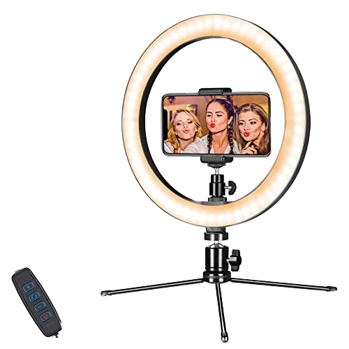 Customized 8 Inch LED Makeup Selfie Ring Light Adjustable Color Temperature 2700-7000K 72 LED Beads Professional Photography