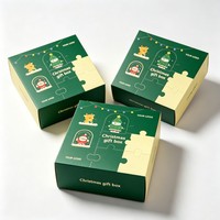 Boîte cadeau mystère personnalisée en carton blanc pliable pour cadeaux surprise et produits en boîte mystère