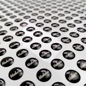 Custom 3d Embossed Gel Labels Soft Plastic Brand Logo Epoxy Resin Domed Stickers
