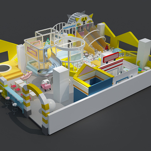 Área de Juegos Infantil de 100 m², Parque Infantil Interior, Juegos Comerciales, Equipamiento de Juegos Blandos para Niños Pequeños, Fabricante Chino - Product Image 1