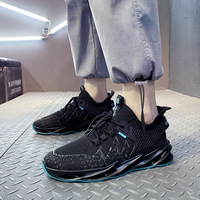 Prix d'usine Chaussures décontractées légères en maille respirante pour hommes Baskets souples pas cher Chaussures décontractées pour hommes