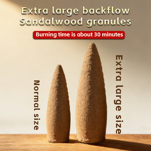 Encens Chinois <span class=keywords><strong>Zen</strong></span> à Reflux Grande Capacité en Bois d'Aloès Naturel et Bois de Santal pour Aromathérapie, Salle de Thé et Salon - Product Image 2