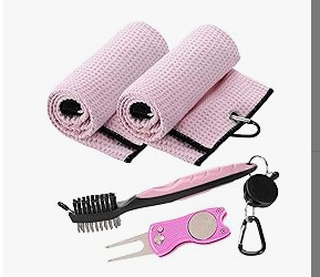 Blocco portatile per la registrazione dei punti di golf con attrezzo per riparare divot, marcatore per palline, tee, matite e contatore dei colpi - Product Image 6