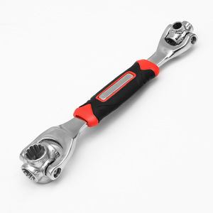Multi Functional Socket Wrench 8 19mm Adjustable Metric Industrial Grade Chromium Vanadium Steel Polished Chrome Plating - Product Image 2