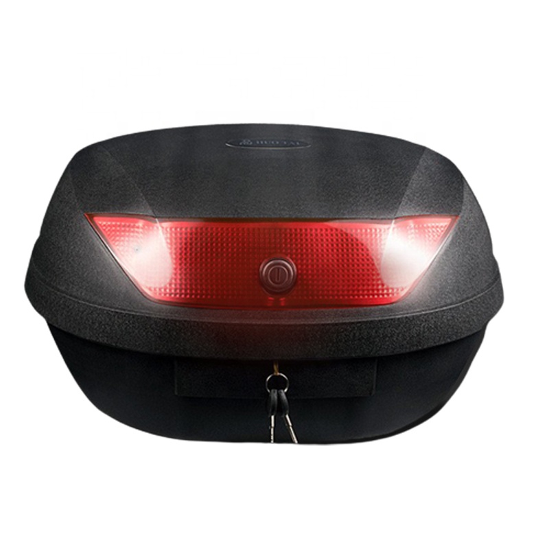 Задний багажник для мотоцикла, пластиковый контейнер большой вместимости, 50 л, ПП