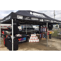Tente personnalisée 10ft x 10ft 50mm 600d tente gazebos extérieur pop up personnaliser tentes en toile personnalisées avec logo 10x10