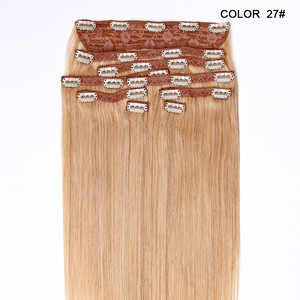 Cheveux Remy Indiens Véritables Extensions de Cheveux Humains de 18 à 24 Pouces - Product Image 1