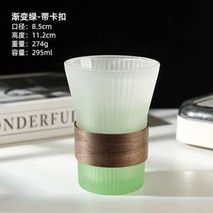 M nouveau Niche changement progressif couleur motif Vertical verre ménage boire haut sens lumière luxe café boisson froide tasse - Product Image 4