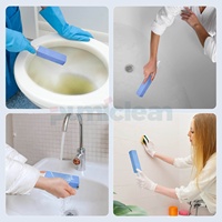 Pierre ponce ménagère robuste pour le nettoyage efficace des cuvettes, éliminateur de calcaire et pierre de nettoyage pour toilettes avec poignée