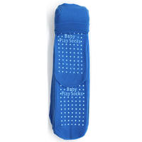Vente en gros Chaussettes de trampoline souples personnalisées de couleur unie Chaussettes de saut légères, antidérapantes, douces et confortables