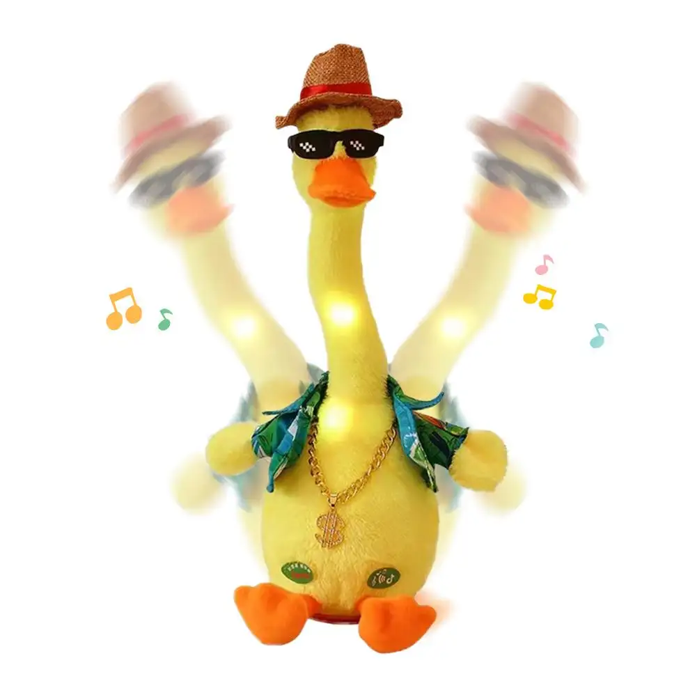 Electric plush duck dancing twisting new dancing duck mexico repeating dancing duck toy