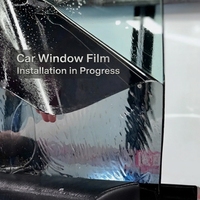 Film pour vitres de voiture Haosheng série SP, 2 mil, série teinte noire, protection UV, anti-éblouissement, film teinté de haute qualité pour vitres automobiles